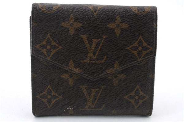 Authentic LOUIS VUITTON Monogram Porte Monnaie Billets Wallet M61660 LV 4997C