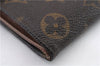 Authentic LOUIS VUITTON Monogram Porte Monnaie Billets Wallet M61660 LV 4997C