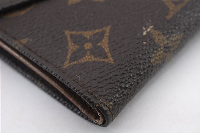 Authentic LOUIS VUITTON Monogram Porte Monnaie Billets Wallet M61660 LV 4997C