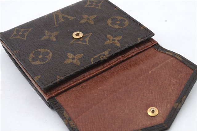 Authentic LOUIS VUITTON Monogram Porte Monnaie Billets Wallet M61660 LV 4997C