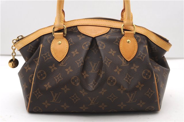 Authentic Louis Vuitton Monogram Tivoli PM Hand Tote Bag Purse M40143 LV 4997F