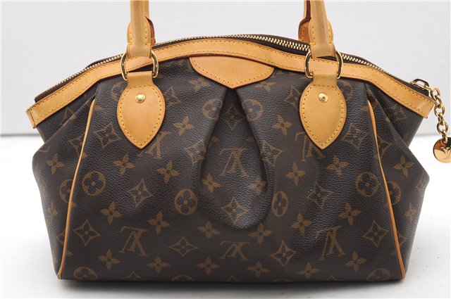 Authentic Louis Vuitton Monogram Tivoli PM Hand Tote Bag Purse M40143 LV 4997F