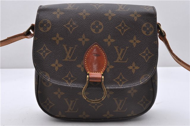 Auth Louis Vuitton Monogram Saint Cloud MM Shoulder Cross Bag M51243 LV 4998D