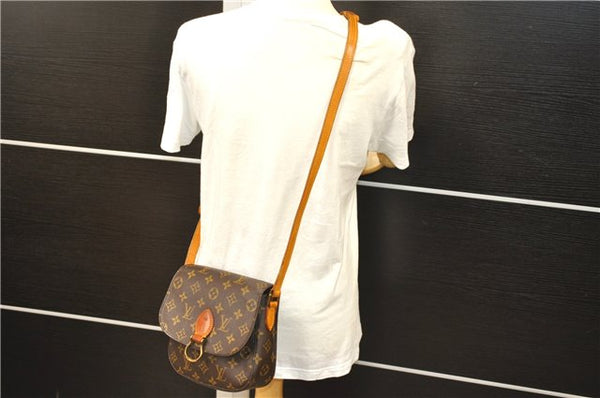 Auth Louis Vuitton Monogram Saint Cloud MM Shoulder Cross Bag M51243 LV 4998D