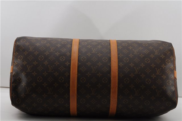 Authentic Louis Vuitton Monogram Keepall Bandouliere 60 M41412 Boston Bag 4998F