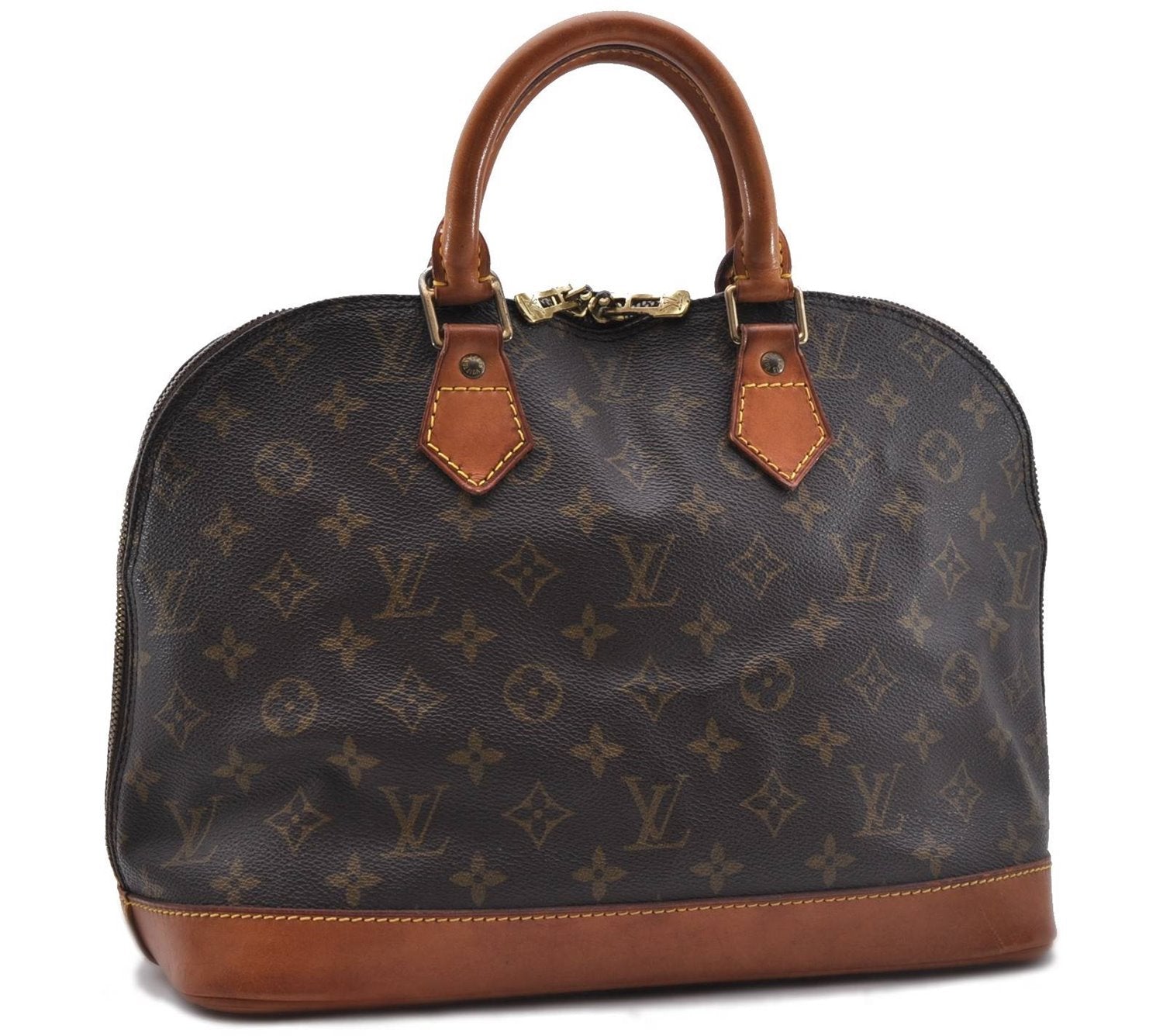 Authentic Louis Vuitton Monogram Alma Hand Bag M51130 LV 4999D