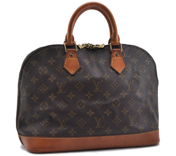 Authentic Louis Vuitton Monogram Alma Hand Bag M51130 LV 4999D