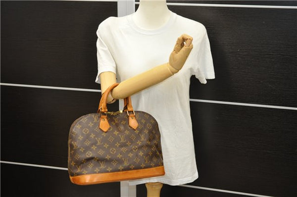 Authentic Louis Vuitton Monogram Alma Hand Bag M51130 LV 4999D