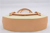 Authentic Louis Vuitton Vernis Biscayne Bay PM Shoulder Bag M91187 Ivory 4999E