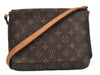 Authentic Louis Vuitton Monogram Musette Tango Shoulder Bag M51257 LV 4999F