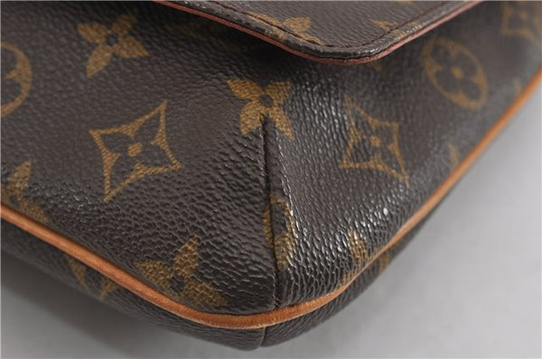 Authentic Louis Vuitton Monogram Musette Tango Shoulder Bag M51257 LV 4999F