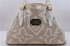 Authentic Louis Vuitton Cruise Line Tahitienne PM Tote Bag Beige M95674 LV 5000E