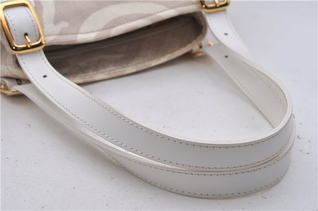 Authentic Louis Vuitton Cruise Line Tahitienne PM Tote Bag Beige M95674 LV 5000E