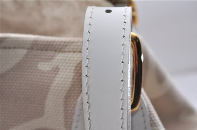 Authentic Louis Vuitton Cruise Line Tahitienne PM Tote Bag Beige M95674 LV 5000E