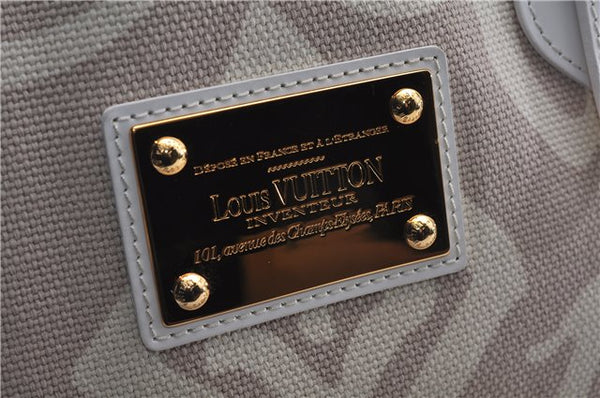 Authentic Louis Vuitton Cruise Line Tahitienne PM Tote Bag Beige M95674 LV 5000E