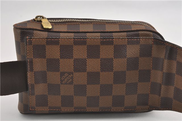 Authentic Louis Vuitton Damier Geronimos Waist Body Bag N51994 LV 5000F