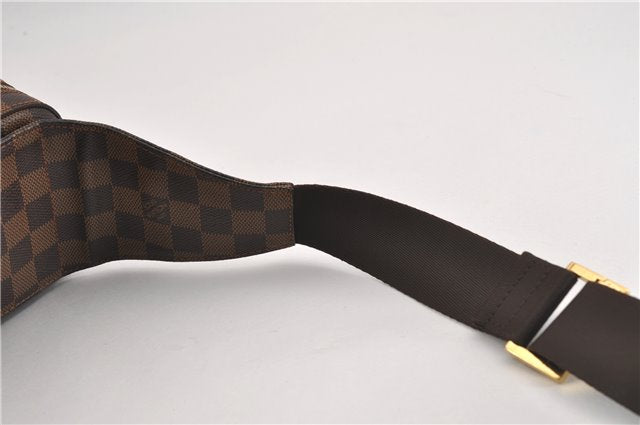 Authentic Louis Vuitton Damier Geronimos Waist Body Bag N51994 LV 5000F