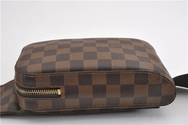 Authentic Louis Vuitton Damier Geronimos Waist Body Bag N51994 LV 5000F