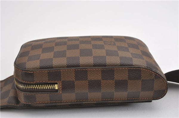 Authentic Louis Vuitton Damier Geronimos Waist Body Bag N51994 LV 5000F