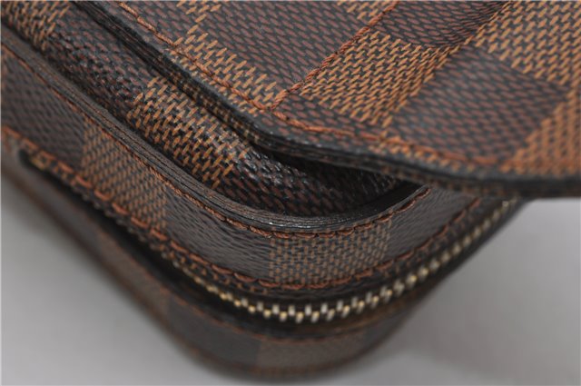 Authentic Louis Vuitton Damier Geronimos Waist Body Bag N51994 LV 5000F