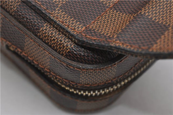 Authentic Louis Vuitton Damier Geronimos Waist Body Bag N51994 LV 5000F