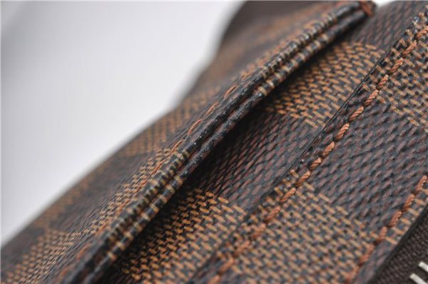 Authentic Louis Vuitton Damier Geronimos Waist Body Bag N51994 LV 5000F