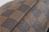 Authentic Louis Vuitton Damier Geronimos Waist Body Bag N51994 LV 5000F