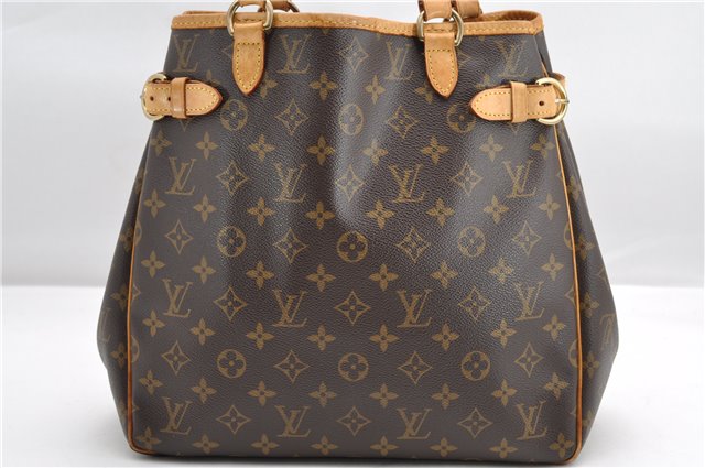 Authentic Louis Vuitton Monogram Batignolles Vertical Tote Bag M51153 LV 5002F
