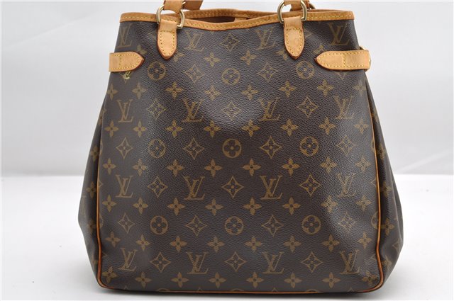 Authentic Louis Vuitton Monogram Batignolles Vertical Tote Bag M51153 LV 5002F