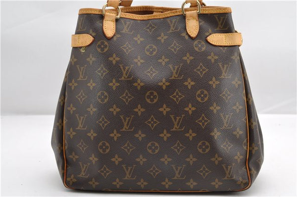 Authentic Louis Vuitton Monogram Batignolles Vertical Tote Bag M51153 LV 5002F
