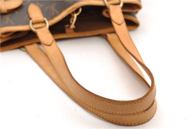 Authentic Louis Vuitton Monogram Batignolles Vertical Tote Bag M51153 LV 5002F