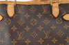 Authentic Louis Vuitton Monogram Batignolles Vertical Tote Bag M51153 LV 5002F