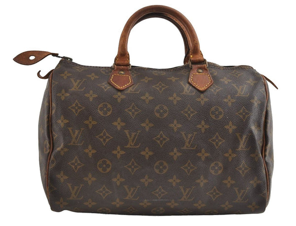 Authentic Louis Vuitton Monogram Speedy 30 Hand Boston Bag Old Model Junk 5004I