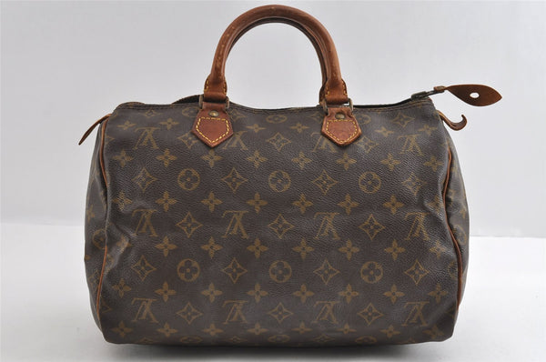 Authentic Louis Vuitton Monogram Speedy 30 Hand Boston Bag Old Model Junk 5004I