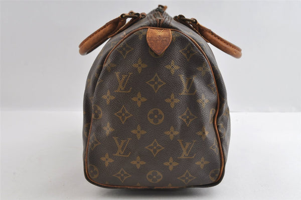 Authentic Louis Vuitton Monogram Speedy 30 Hand Boston Bag Old Model Junk 5004I
