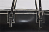 Authentic FENDI Vintage Shoulder Hand Bag Leather Black 5005D