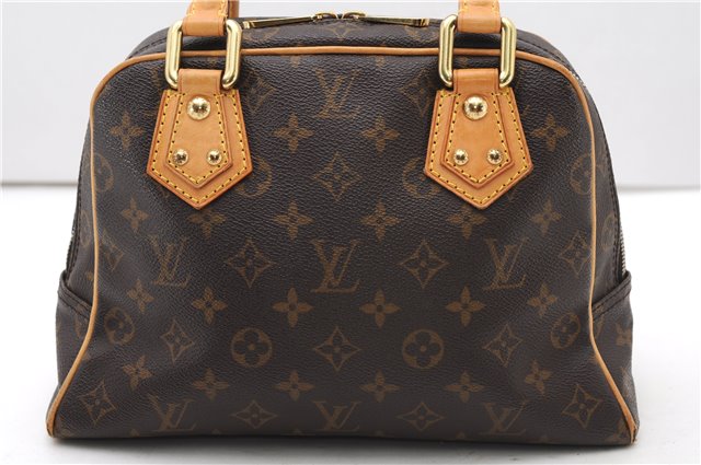 Authentic Louis Vuitton Monogram Manhattan PM Hand Bag Purse M40026 LV 5005F