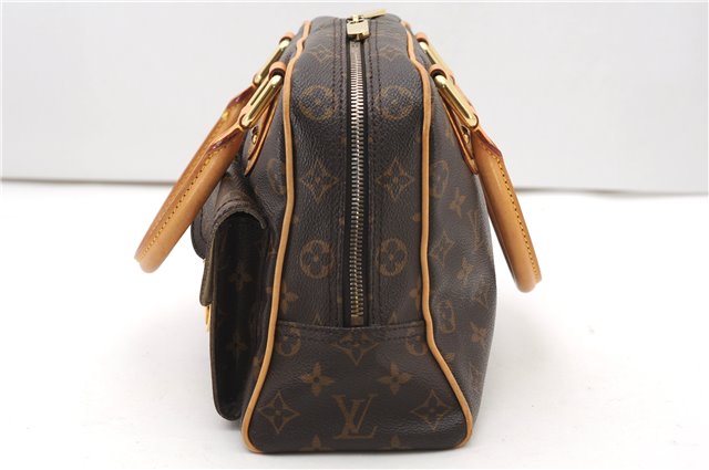 Authentic Louis Vuitton Monogram Manhattan PM Hand Bag Purse M40026 LV 5005F