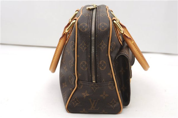 Authentic Louis Vuitton Monogram Manhattan PM Hand Bag Purse M40026 LV 5005F
