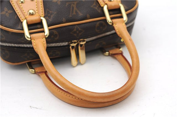 Authentic Louis Vuitton Monogram Manhattan PM Hand Bag Purse M40026 LV 5005F