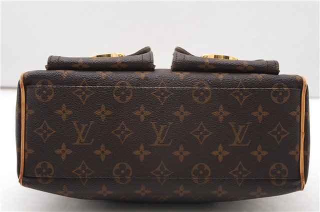 Authentic Louis Vuitton Monogram Manhattan PM Hand Bag Purse M40026 LV 5005F
