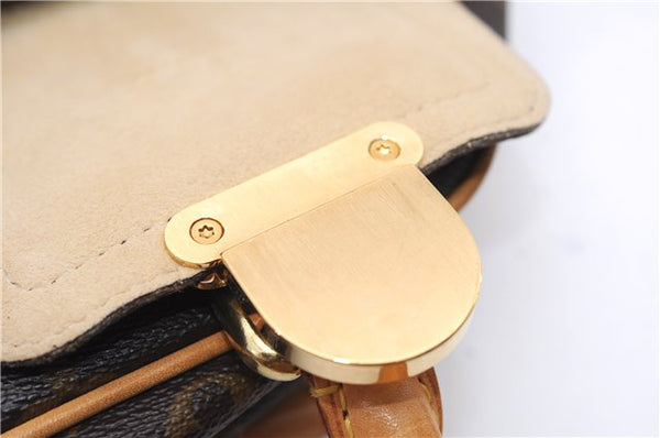 Authentic Louis Vuitton Monogram Manhattan PM Hand Bag Purse M40026 LV 5005F