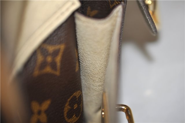 Authentic Louis Vuitton Monogram Manhattan PM Hand Bag Purse M40026 LV 5005F
