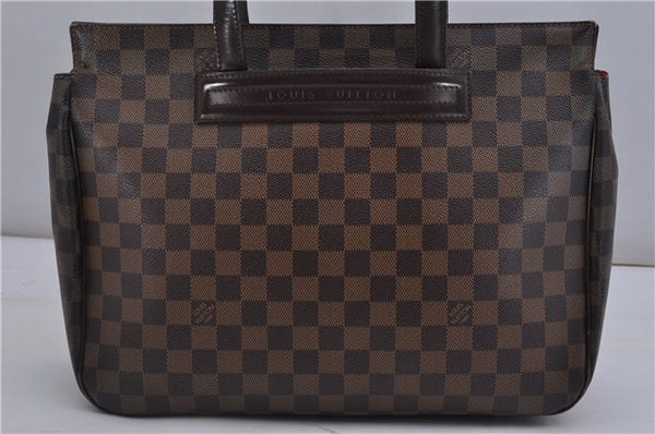 Authentic Louis Vuitton Damier Parioli PM Shoulder Tote Bag N51123 LV 5006F