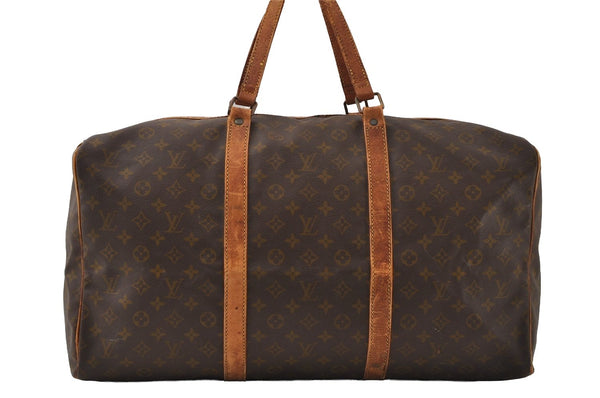 Authentic Louis Vuitton Monogram Sac Souple55 Hand Boston Bag Old Model LV 5006I