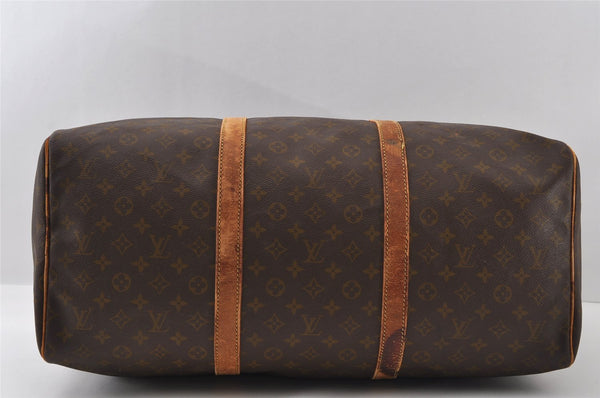 Authentic Louis Vuitton Monogram Sac Souple55 Hand Boston Bag Old Model LV 5006I