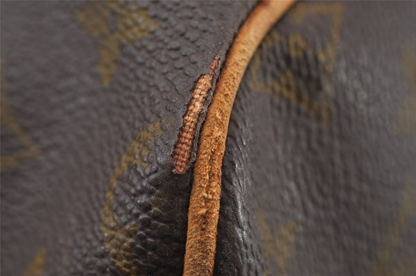 Authentic Louis Vuitton Monogram Sac Souple55 Hand Boston Bag Old Model LV 5006I