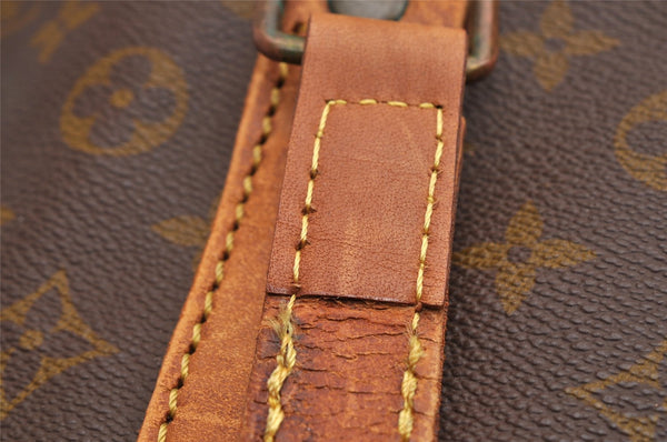 Authentic Louis Vuitton Monogram Sac Souple55 Hand Boston Bag Old Model LV 5006I