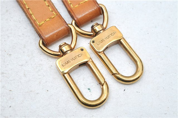 Authentic Louis Vuitton Leather Shoulder Strap Beige 39.0" LV 5007D
