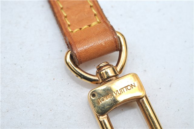 Authentic Louis Vuitton Leather Shoulder Strap Beige 39.0